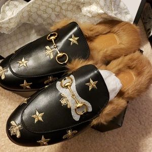 Gucci star/bee slides size 40
